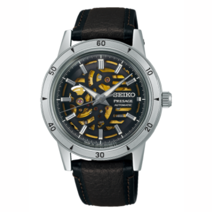 Seiko SSA461J1 Presage Leather Strap Men Watch